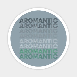 Retro Aromantic Pride Magnet